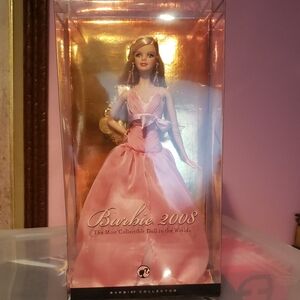 Barbie 2008 Collector Doll in Elegant Pink Dress Label NWB Sealed Collector